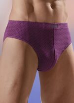 Set van vier slips, met all-over dessin 