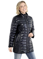 Jas met verschillende quiltvariaties 