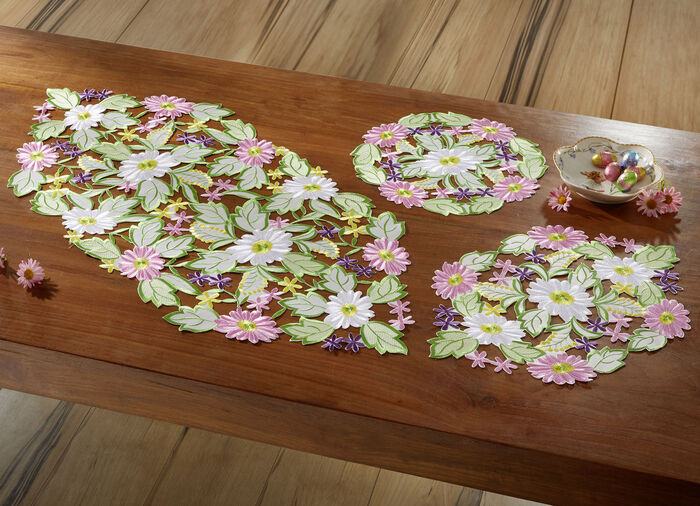 Tafel- en kamerdecoratie in lentefrisse kleuren MULTICOLOR