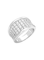 Chique damesring met zirkonia 