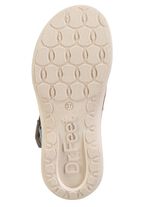 Sandaal met beugelband en kurkgarnituur BLAUW