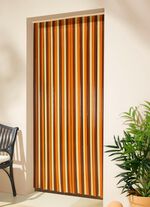 Strokengordijn met 34 stroken BRUIN-BEIGE