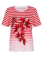 Shirt met geplaatst printmotief 