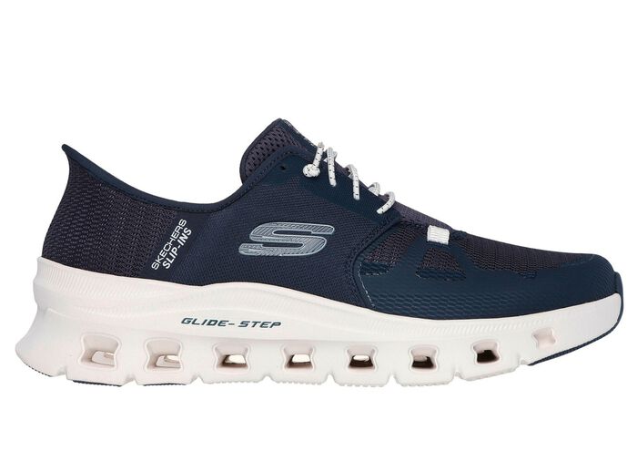 SKECHERS, herensneakers, met gegoten instaphak MARINE
