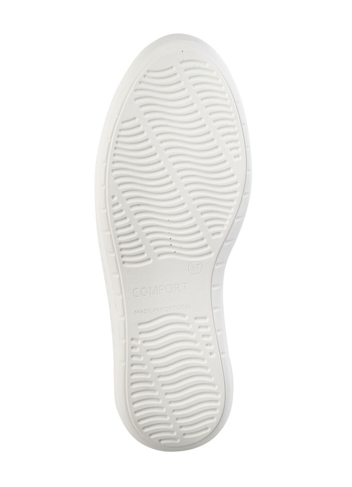 ELENA EDEN sneakers gemaakt van lakleer met elegante metalen sieraden DONKERGROEN