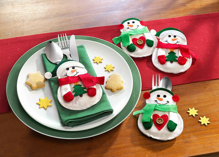 Bestekzakjes, set van 4 