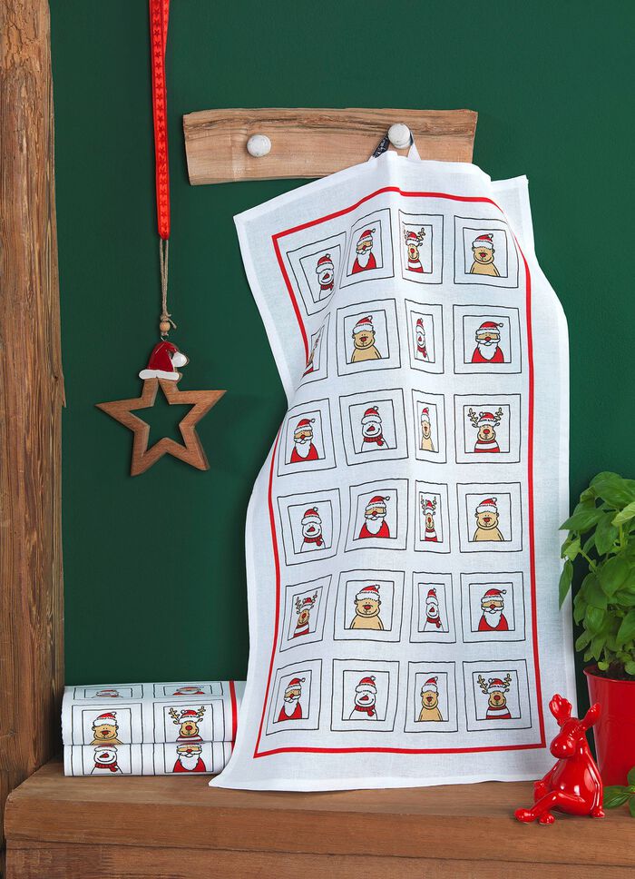 Kersttheedoeken, set van 3 