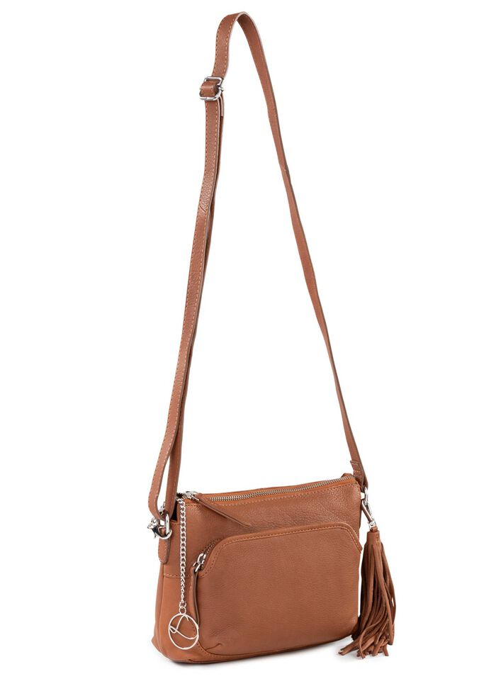 Laurina, tas, dames, met verstelbare schouderband BRUIN