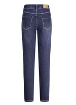 Jeans met praktisch telefoonzakje DONKERBLAUW