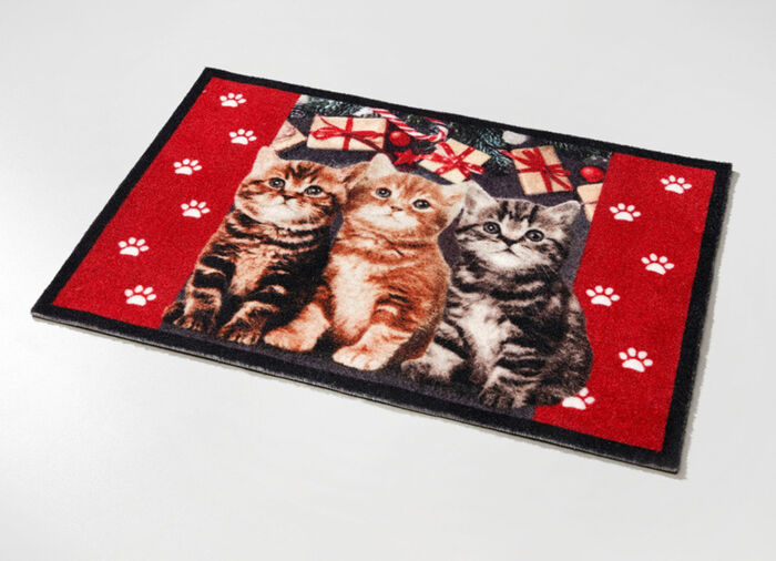 Voetmat met gecoate onderkant 