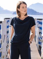 Overhemd met decoratieve plooien 