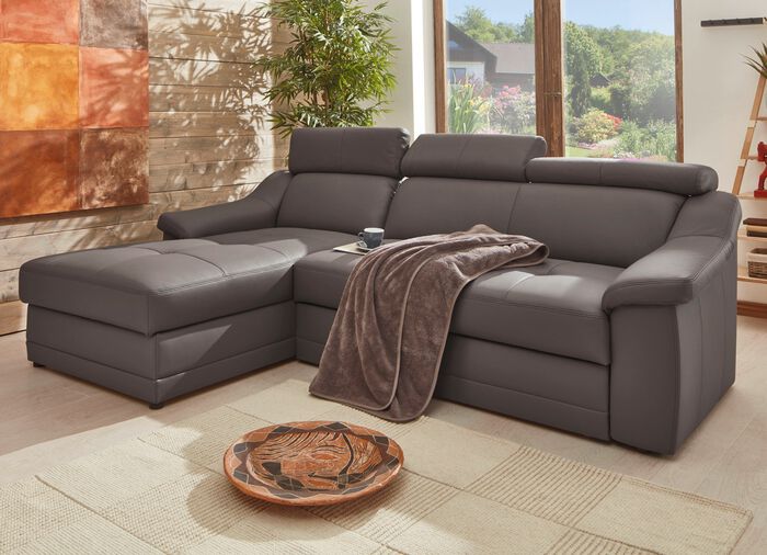 Gestoffeerde hoek met verstelbaar hoofdbord dat overal in de kamer kan worden opgesteld MODDER