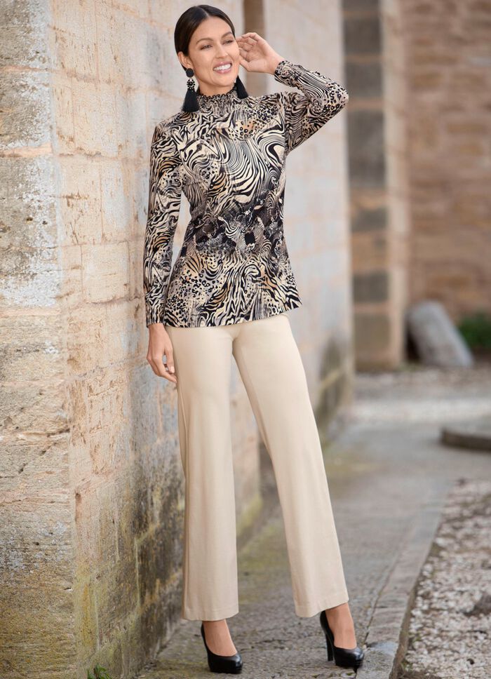 Broek in modieuze palazzo-vorm 