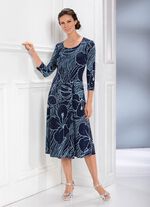 Jurk met een verfijnde wikkellook 