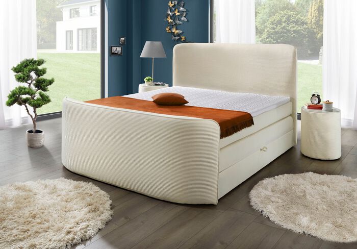 Boxspringbed met koudschuim topper 