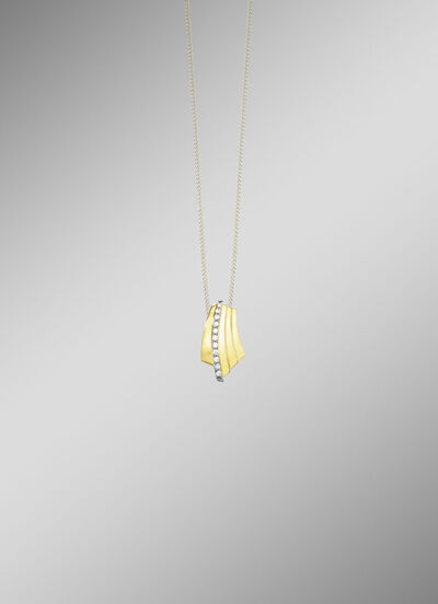 Prachtige hanger met synthetische zirkonia 