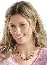 Halsketting met meerdere rijen 