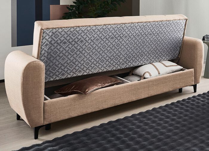 Vrijstaande gestoffeerde meubels met bedfunctie 