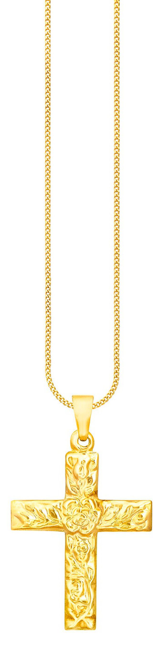 Klassieke kruishanger met structuur 