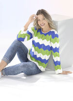 Jeans met fonkelende strass steentjes JEANSBLAUW