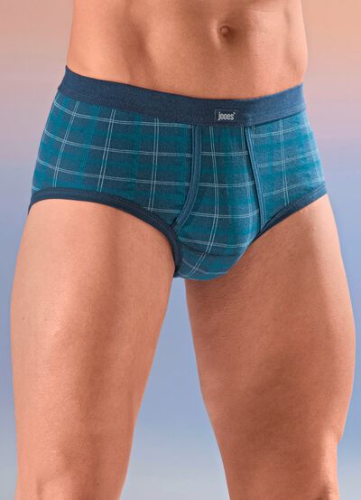 Verpakking van vier geruite slips 