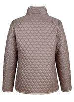 Omkeerbaar jack met grafisch doorgestikt patroon 