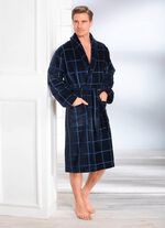 Badjas met opgestikte zakken 