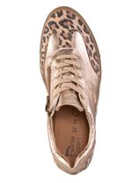 ELENA EDEN vetersneakers van generfd nappaleer 