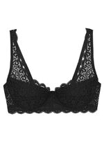 Triumph Amourette beugelbeha met elastische kant ZWART