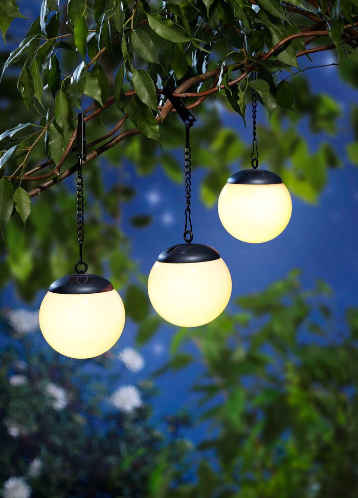 Bollampen op zonne-energie, set van 3 