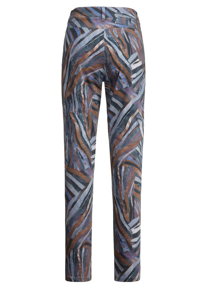 Broek met elastische tailleband aan de achterkant 