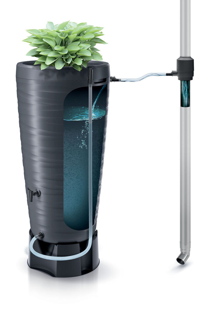 Regenton &ldquo;Maze&rdquo;, antraciet 