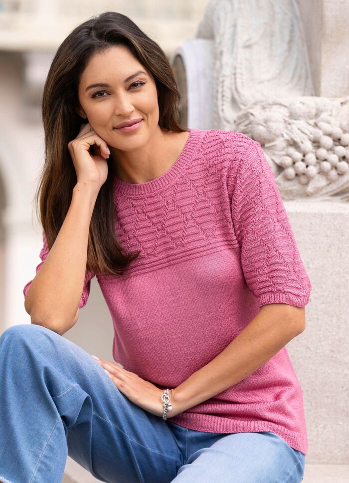 Trui met subtiele glans AZALEA