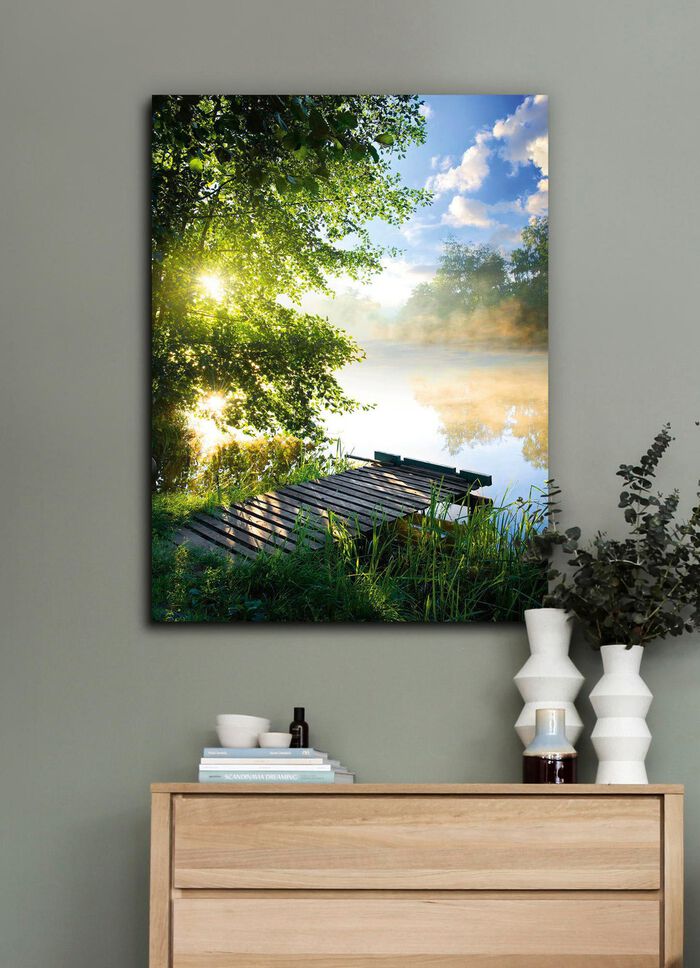 Glazen foto met digitale print 