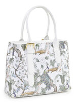 TIZIA, tas, dames, met afneembare, verstelbare schouderband WEISS-JADEGRÜN