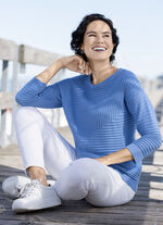 Trui met grafisch structuurpatroon 