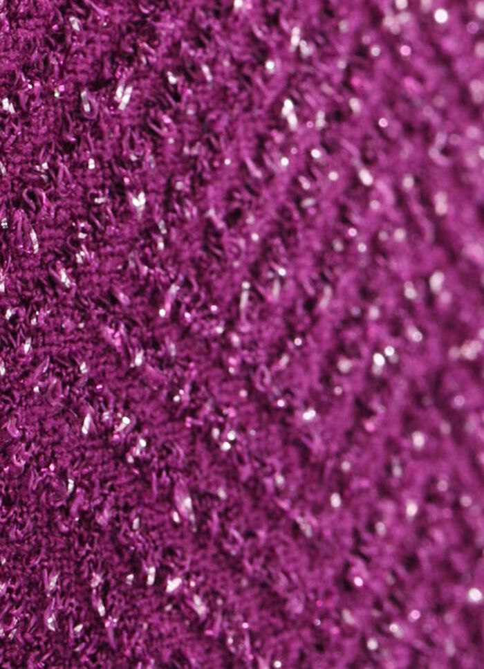 Broek met elegante glinsterende glanzende garen 