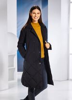 Functionele jas met ruitvormige quilting 