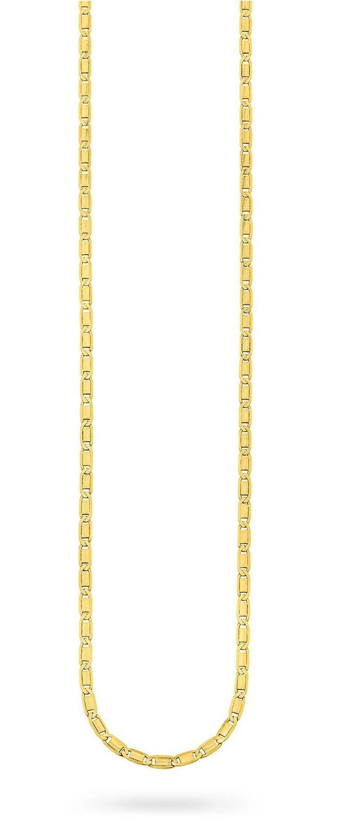 Massieve plaatketting, gediamanteerd 