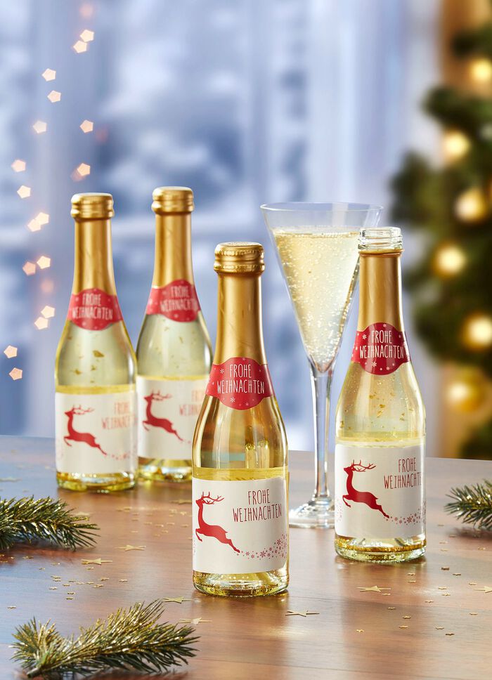 Set van 4 Piccolo's Vrolijk Kerstfeest 