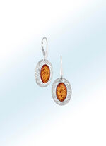 Intrigerende oorbellen met barnsteen 