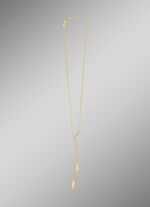 Vergulde ketting met zirkonia 