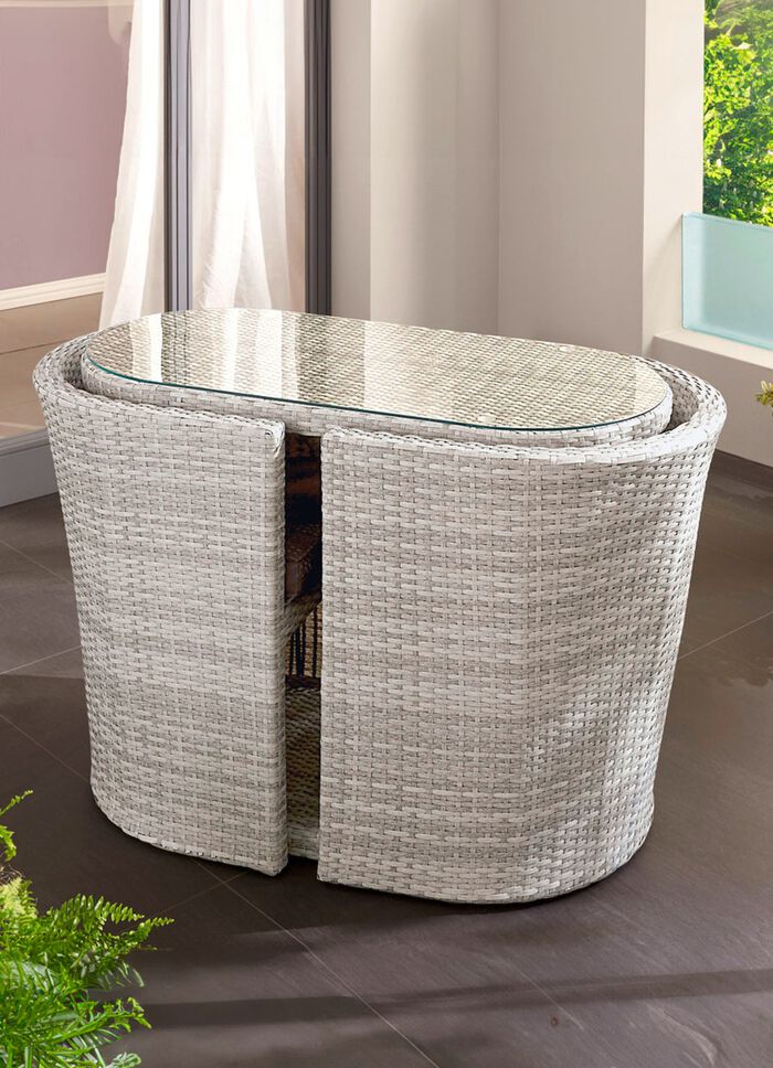 Hartman balkonmeubel, 3-delig GRIJS