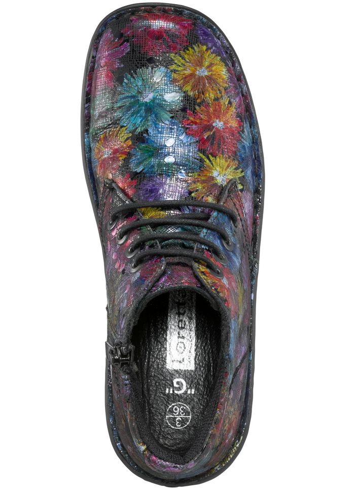 ELENA EDEN, chique dameslaarzen, breedte G, met uitneembaar voetbed MEERKLEURIG