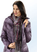 Sjaal met contrasterend motief 