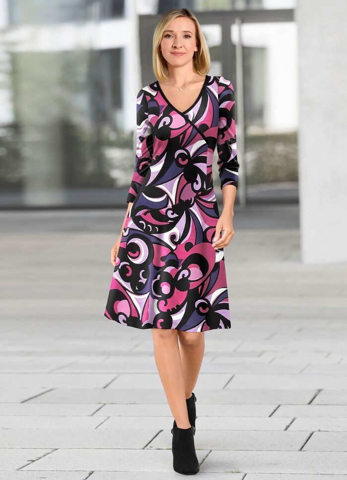 Jurk in trendy wikkellook 