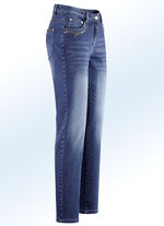 Jeans met mooie klinknagels JEANS BLAUW