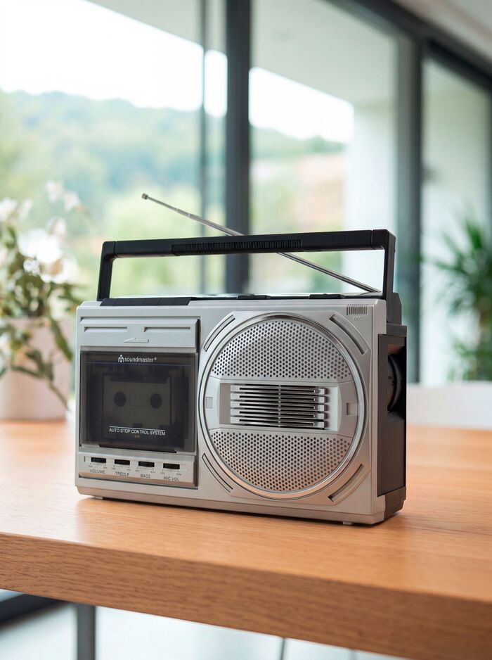 Retro cassetterecorder 