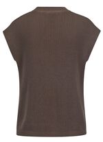 Trui met verlaagde schouders TAUPE