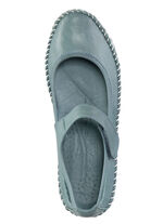 Gemini mocassinpantoffels met subtiele kreukstructuur JEANS